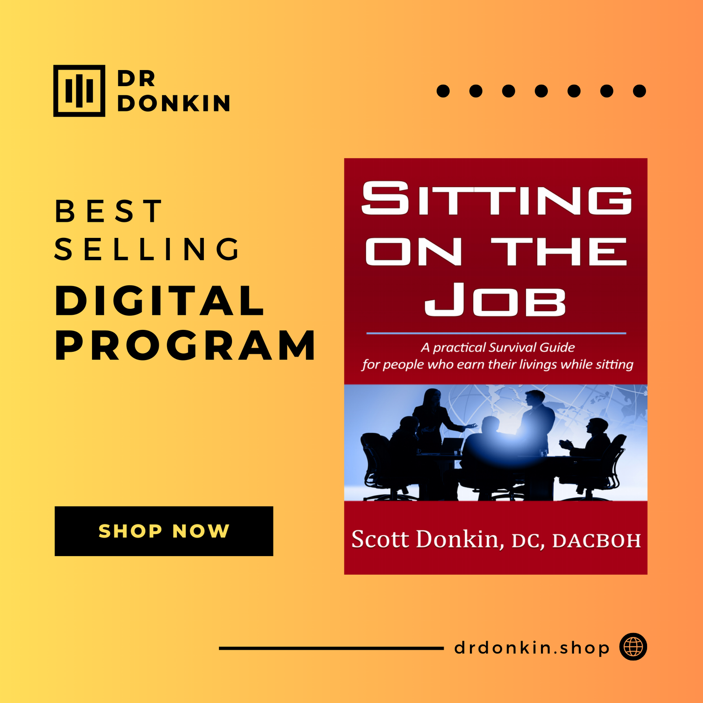 Dr Donkin's 'Sitting On The Job' - Digital Program (INSTANT DOWNLOAD)